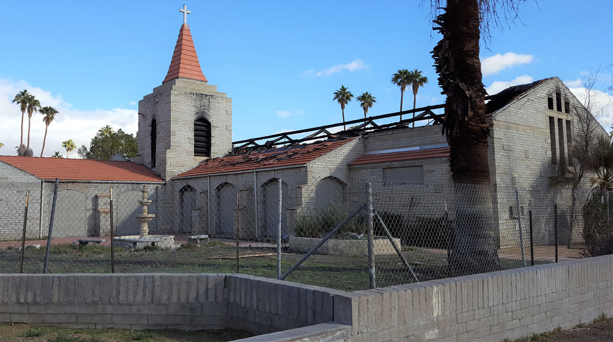 Community Church remains abandoned, January 11, 2017